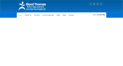 Desktop Screenshot of bondthomaschiro.com